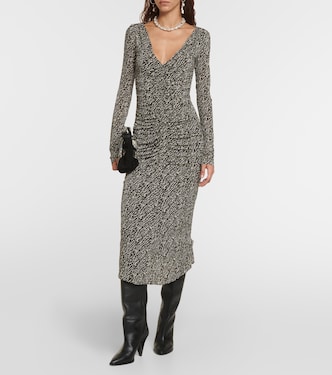 Laly printed jersey midi dress | Isabel Marant