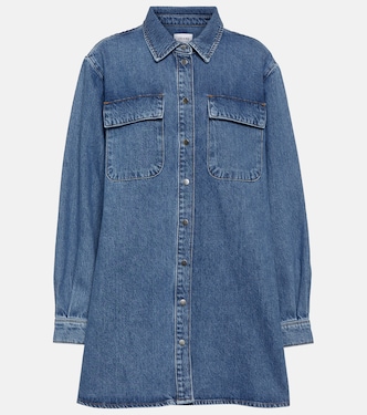 Robe chemise en denim de coton | Frame