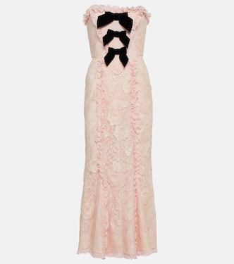 Vestido de fiesta con lazo | Alessandra Rich