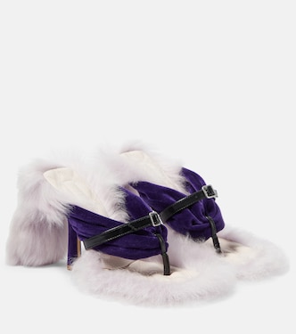 Sandalias Step Post con borrego | Burberry