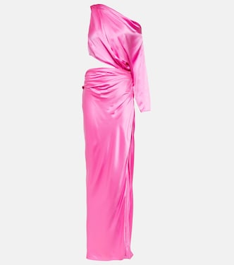 Robe longue en satin de soie | The Sei
