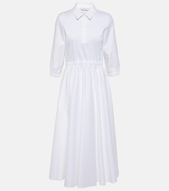 Maggio pleated cotton midi dress | Max Mara