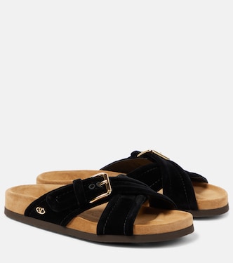 Fussfriend velvet sandals | Valentino Garavani