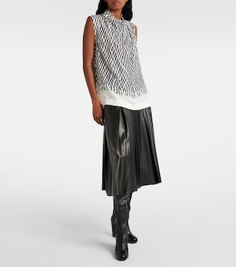 Valerie printed crêpe top | Proenza Schouler