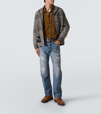 Cardigan aus Baumwolle, Leinen und Wolle | RRL