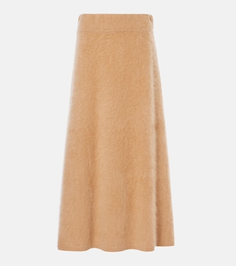 Gonna midi Asta in cashmere | Lisa Yang