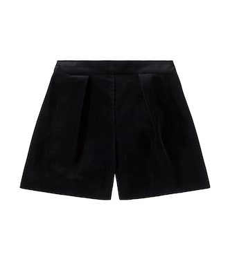 Shorts Flash de terciopelo de algodón | Bonpoint