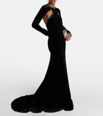 Robe aus Samt | Alessandra Rich