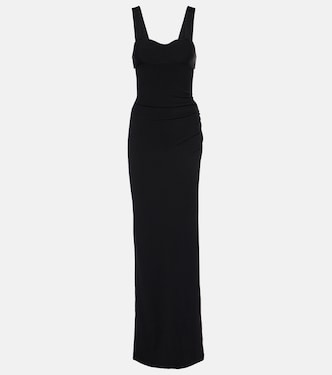 Abito lungo bustier con cut-out | Tom Ford