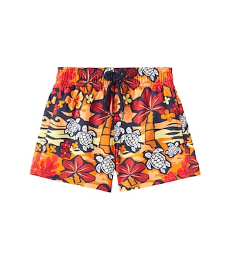 Monoi printed swim trunks | Vilebrequin Kids