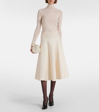 Falda midi Harley de punto | The Row
