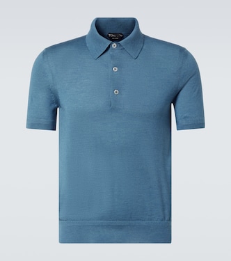Cashmere and silk polo shirt | Tom Ford