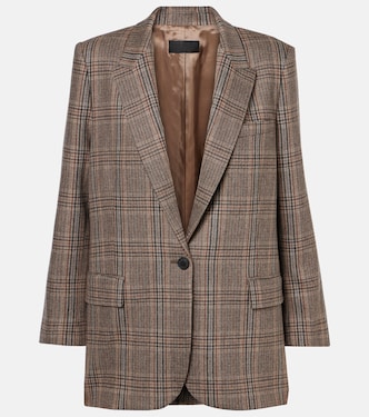 Diane plaid wool blazer | Nili Lotan
