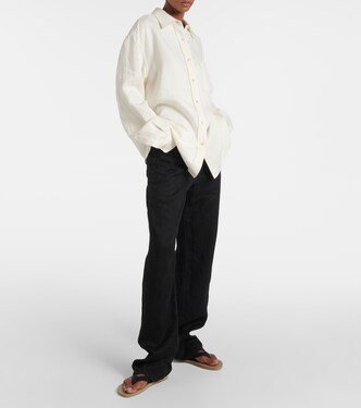 Jeans regular Tarley in lino | The Row
