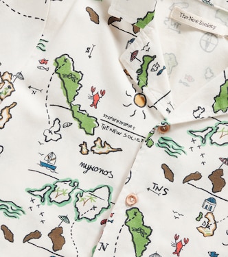 Camicia Arkoi in cotone con stampa | The New Society