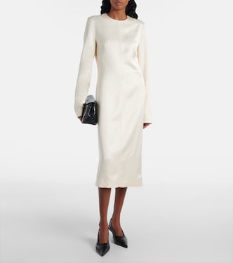 Abito midi in raso | Toteme