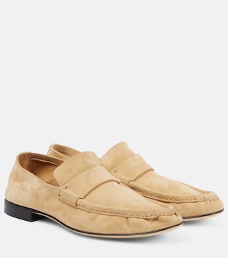 Suede penny loafers | The Row