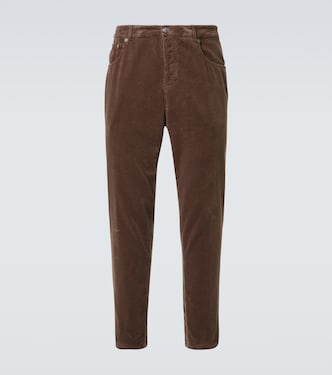 Corduroy slim pants | Brunello Cucinelli