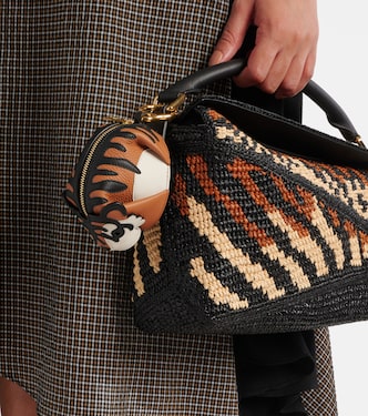 Paula's Ibiza Tiger leather charm | Loewe