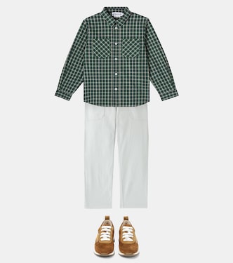 Checked cotton shirt  | Bonpoint