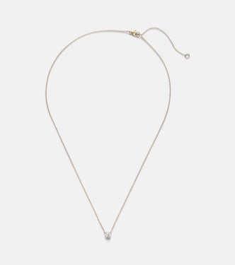 Essential 14kt gold necklace with diamonds | Stone and Strand