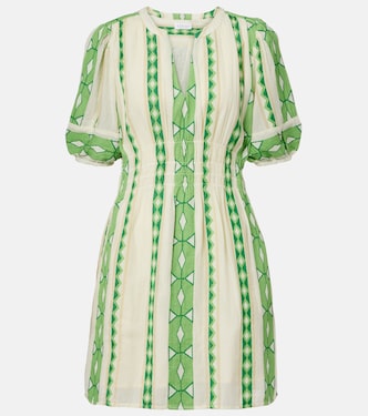 Lucy patterned cotton minidress | Velvet