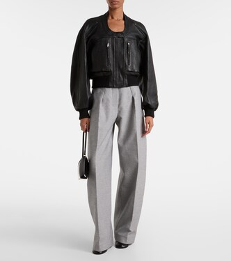 Curvo棉质与羊毛阔腿裤 | Jacquemus