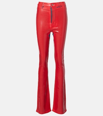 Porto distressed cotton-blend flared pants | Acne Studios