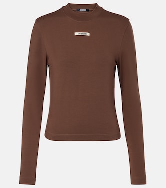 Logo cotton-blend jersey top | Jacquemus