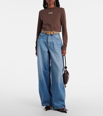 Logo棉质混纺针织上衣 | Jacquemus