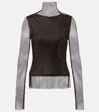 Gerarda embellished mesh top | Sportmax