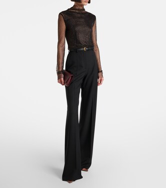 Gerarda embellished mesh top | Sportmax