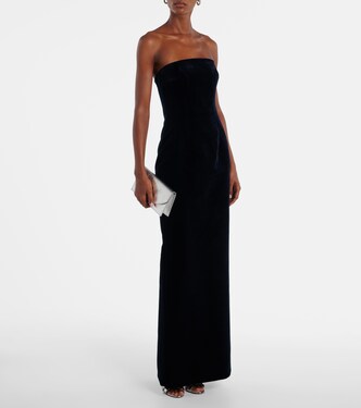 Laelia cotton velvet gown | Emilia Wickstead