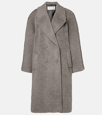 Abrigo en mezcla de alpaca y lana | Acne Studios