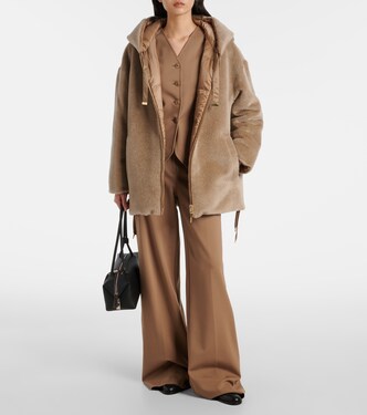 Olivia reversible alpaca and wool down jacket | Max Mara