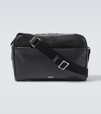 Leather messenger bag | Tom Ford