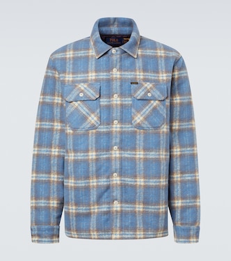 Plaid wool-blend flannel shirt | Polo Ralph Lauren