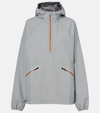 x On Storm striped half-zip jacket  | Loewe