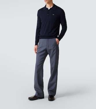 Virgin wool polo sweater | Prada