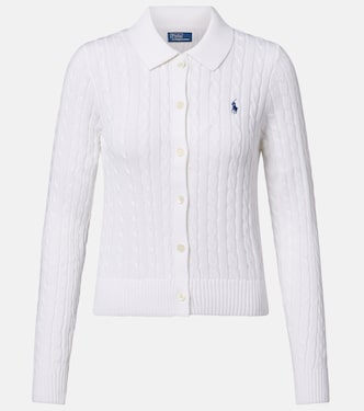 Cable-knit cotton cardigan | Polo Ralph Lauren