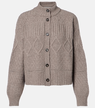 Amory cable-knit wool-blend cardigan | Altuzarra
