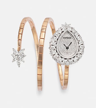 Y-Momento 18kt gold (750/1000) watch with diamonds | Yeprem
