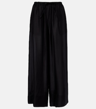 Gathered wide-leg pants | Entire Studios