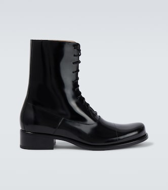 Kai patent leather lace-up boots | The Row