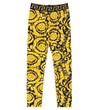 Printed cotton-blend sweatpants | Versace Kids