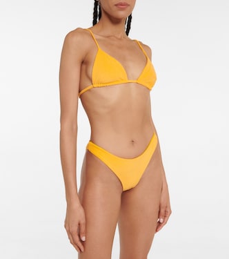Via terry triangle bikini top | Jade Swim