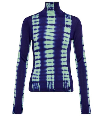 Top de cuello alto tie-dye | Proenza Schouler