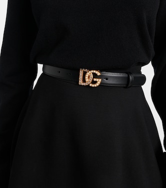 缀饰DG皮革腰带 | Dolce&Gabbana