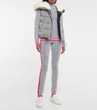 Jacquard-knit wool-blend leggings | Balmain