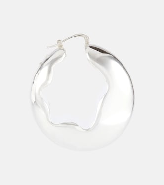 Silver earrings | Jil Sander